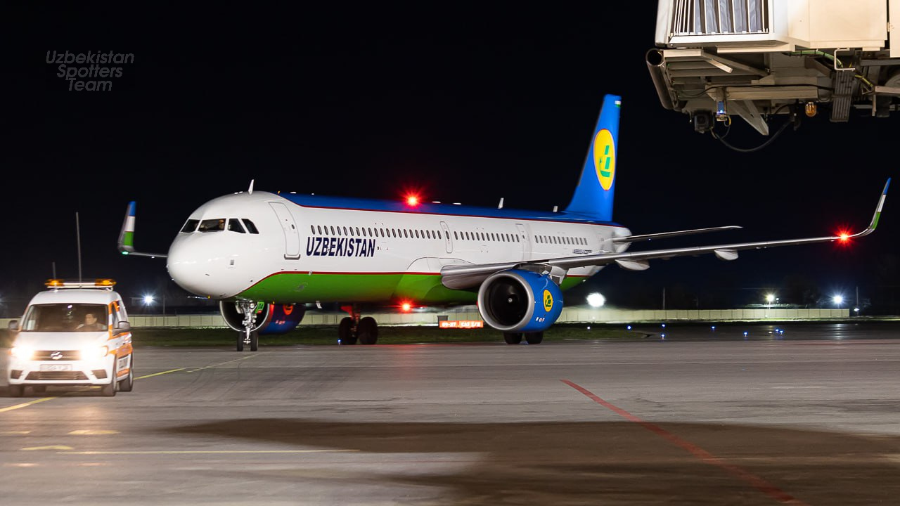 Первый официальный споттинг в Международном аэропорту Самарканда
