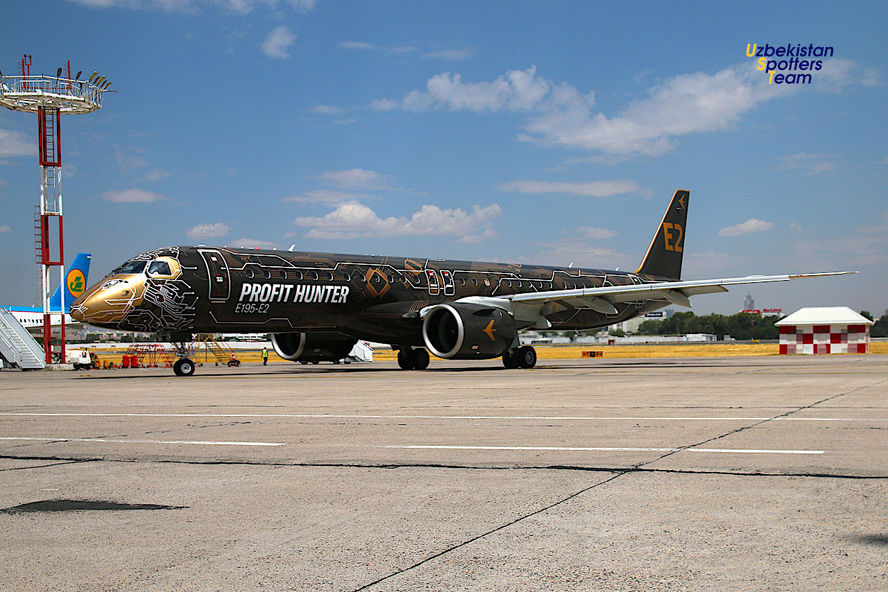 Embraer E195-E2 Profit Hunter Toshkentda