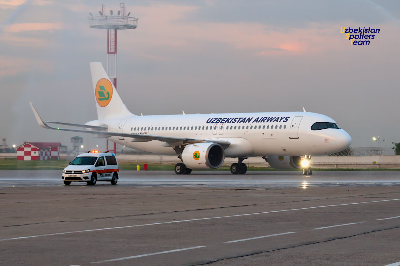 Uzbekistan Airways aviakompaniyasi uchun yangi A320