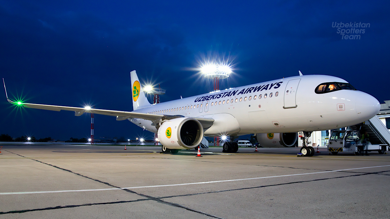 Uzbekistan Airways aviakompaniyasi uchun yangi A320